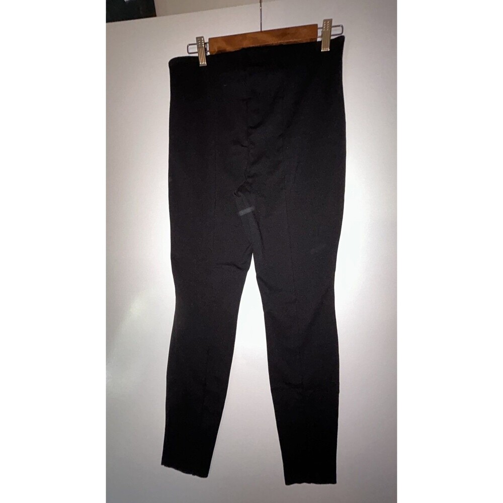 White House Black Market Legging Ankle Pants Womens Medium Black Pull On Stretch